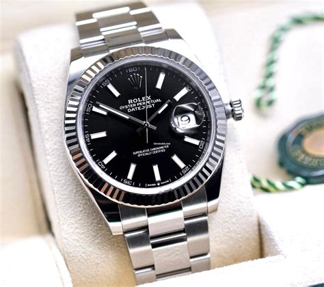 rolex 41 datejust black|rolex datejust 41mm black face.